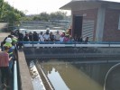 Recorren estudiantes planta de tratamiento de aguas residuales en Cuernavaca