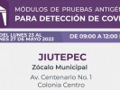 Mantiene Gobierno de Morelos módulo de pruebas antigénicas para detección de COVID-19 a menores de edad y adultos
