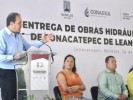 Ejerce Gobierno de Cuauhtémoc Blanco proyecto para garantizar el suministro de agua en Jonacatepec
